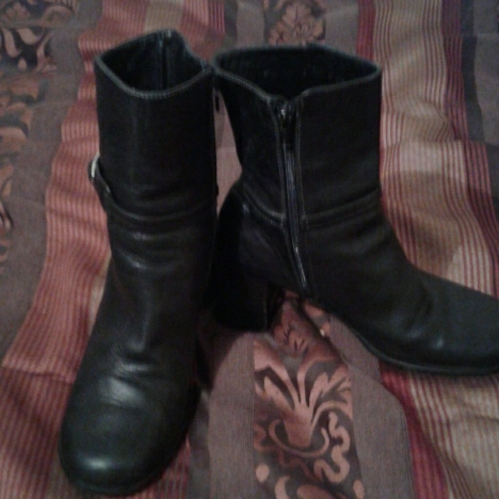 Coach booties black leather - Picture 2 of 7